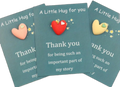 Thank you hug with encouraging card
