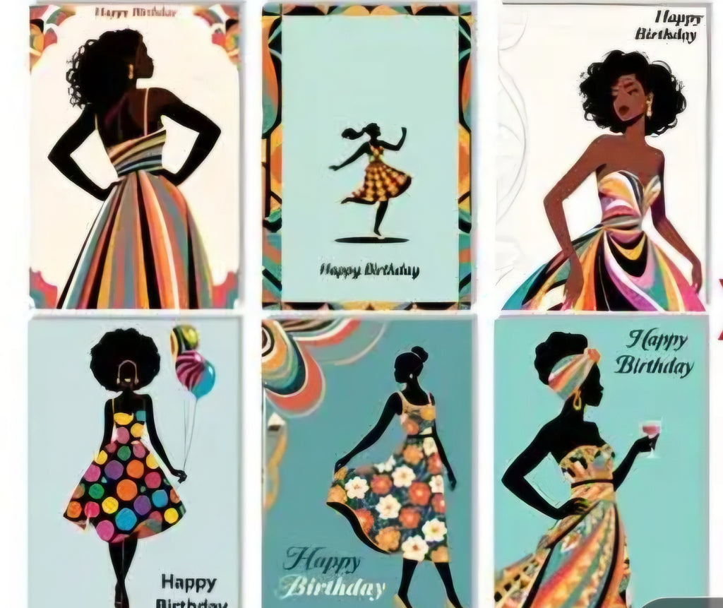 Black woman  birthday cards