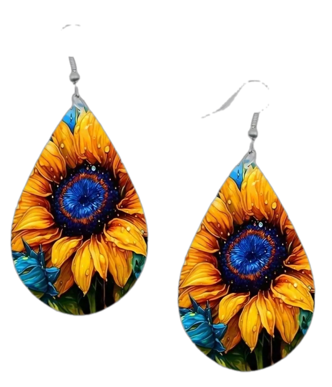 sunflower acrylic yellows	tear drop