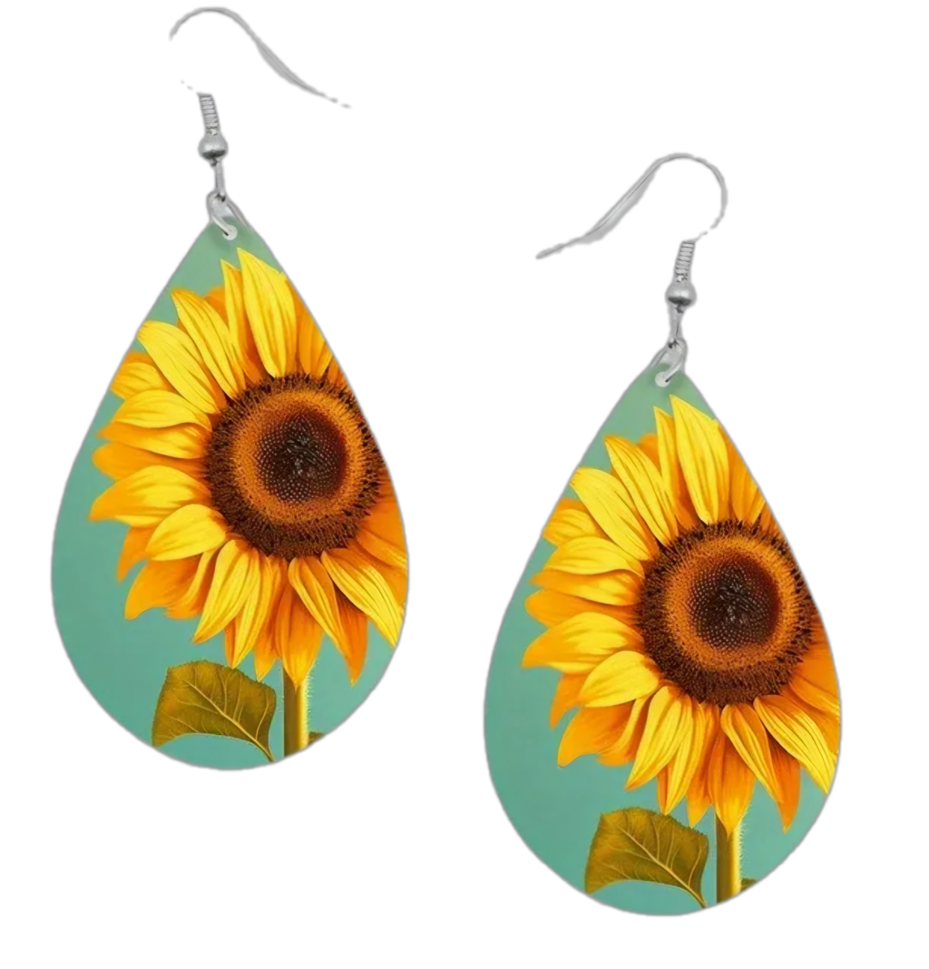 sunflower acrylic yellows	tear drop