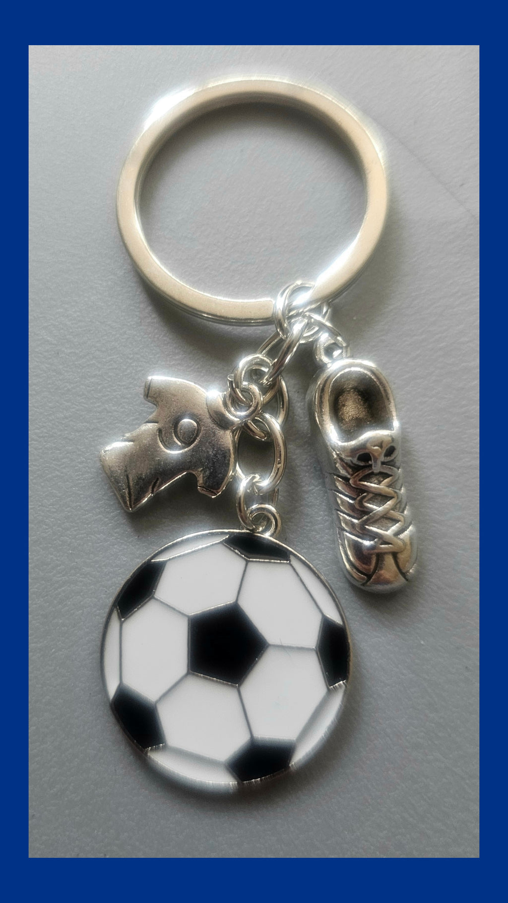 Soccer ball key chain