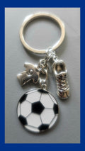 Soccer ball key chain
