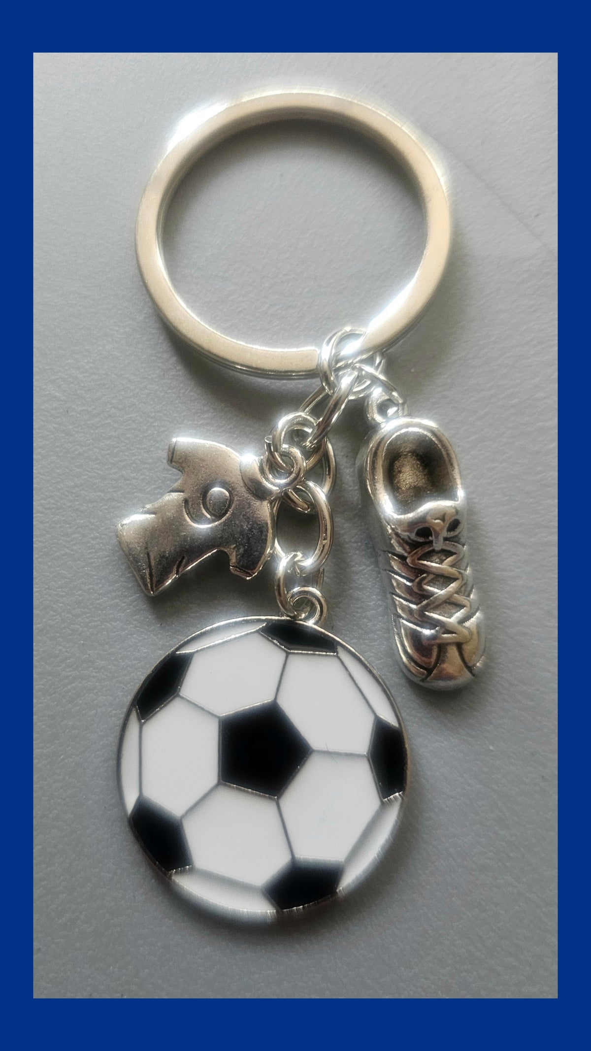 Soccer ball key chain